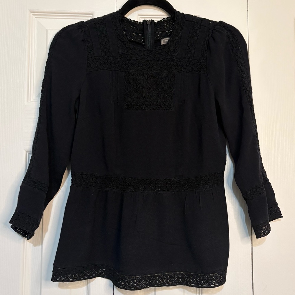 J. Crew Point Sur Blouse
